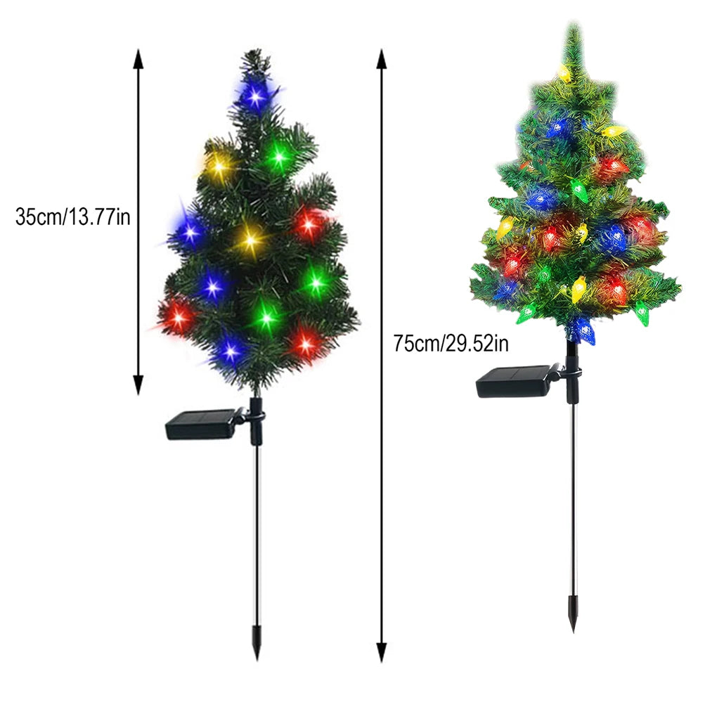 2024 New Christmas Decor Tree Festive Evergreens For Home Artificial Evergreens Christmas Decoration Lamp