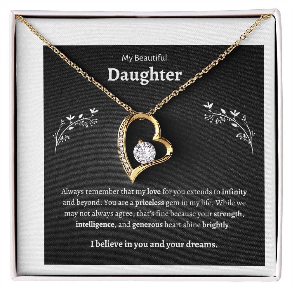 Daughter Forever Love Necklace